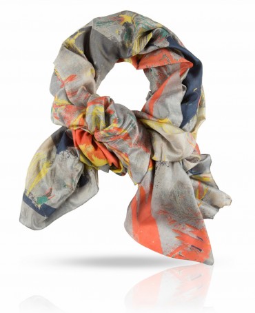 Палантин Женский SN-BIG.MACAO/BLUE.SILV